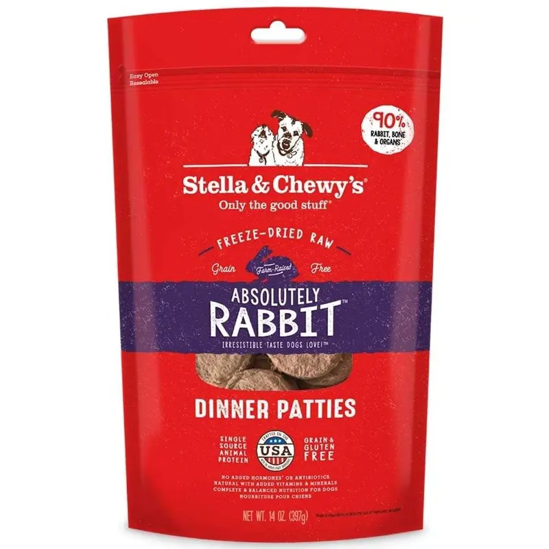 Stella & Chewy's 5.5 oz. Freeze-Dried Absolutely Rabbit Dinner 