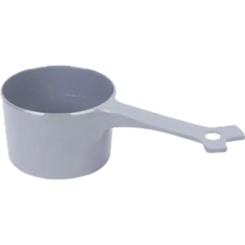 Messy Mutts Dog Cat Food Scoop 1 Cup Grey