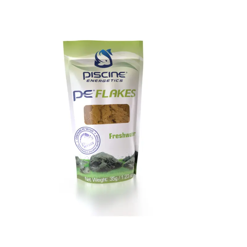 Piscine Energetics PE Mysis Fish Food Flakes Freshwater 1.23Oz