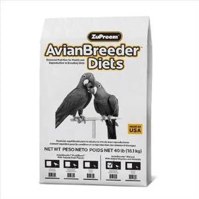 Zupreem Avian Breeder Parrot/Conure Natural 40 lb. 