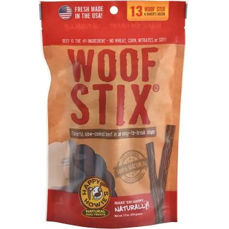 Happy Howie's 6" Woof Stix Bakers Dozen 