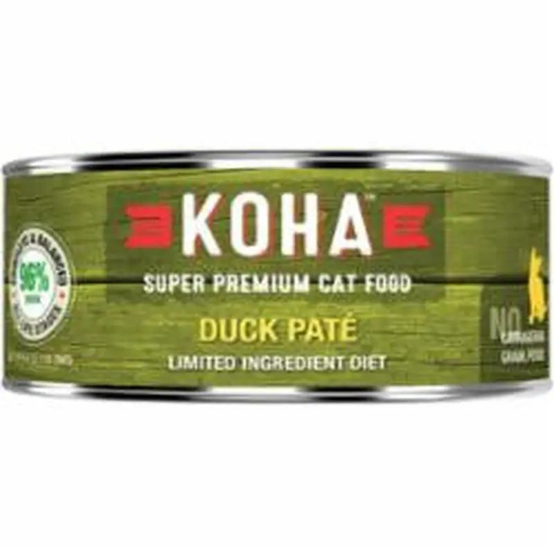 Koha Cat Grain Free 96% Duck 5.5oz 