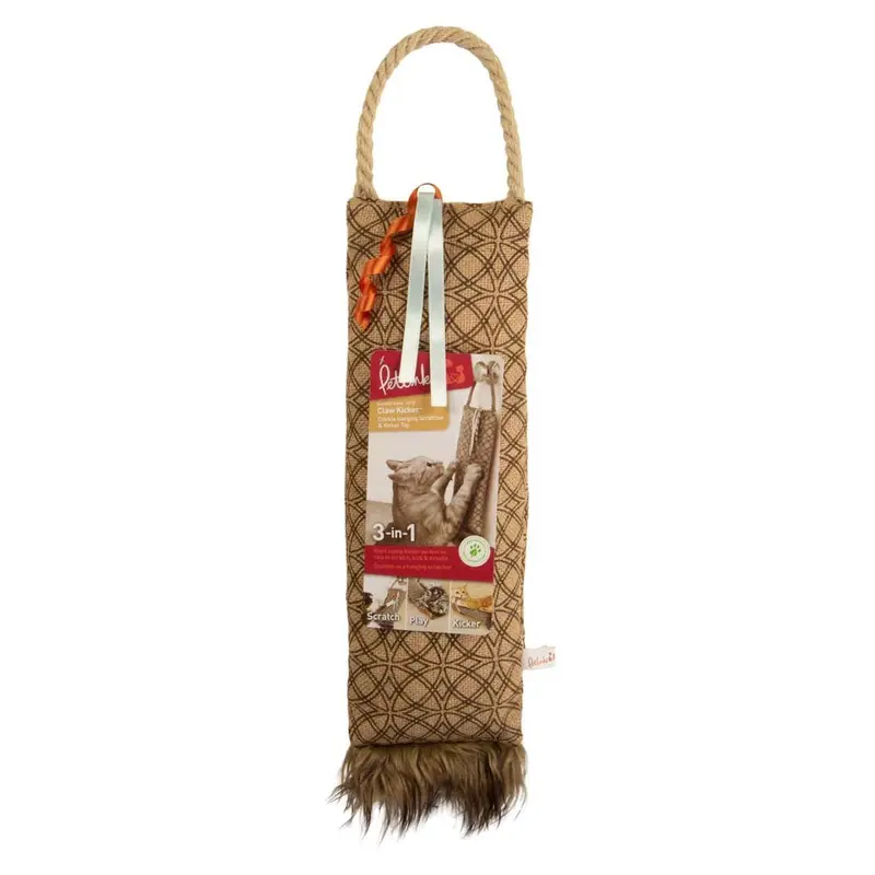 Petlinks Claw Kicker Hanging Scratch Pillow And Cat Toy