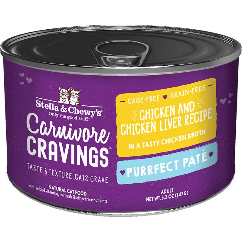 Stella & Chewy's Cat Carnivore Cravings Pate Chicken & Liver 5.2oz