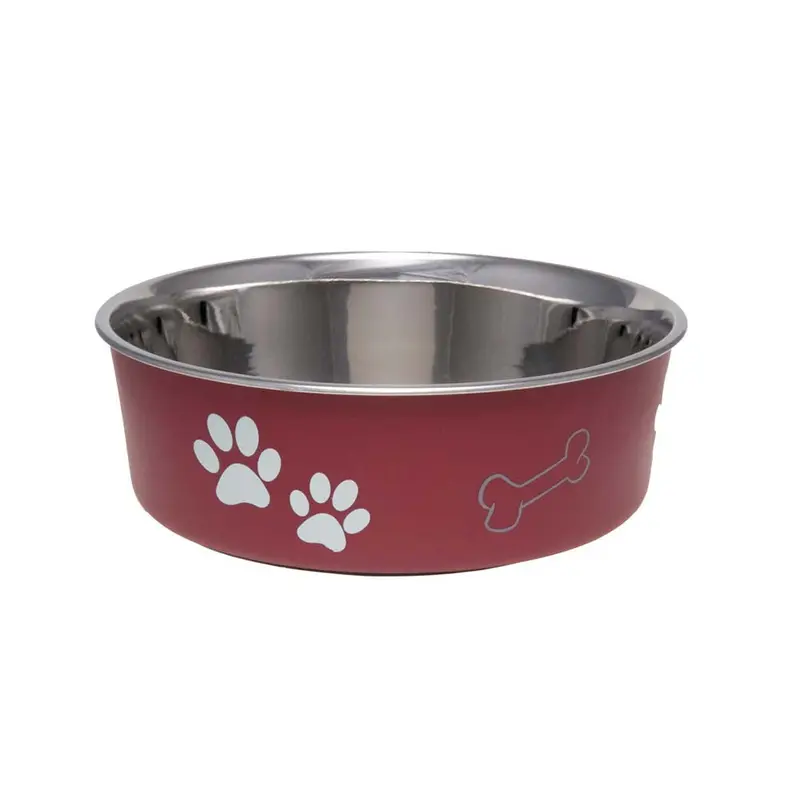Loving Pets Classic Dog Bowl Merlot LG