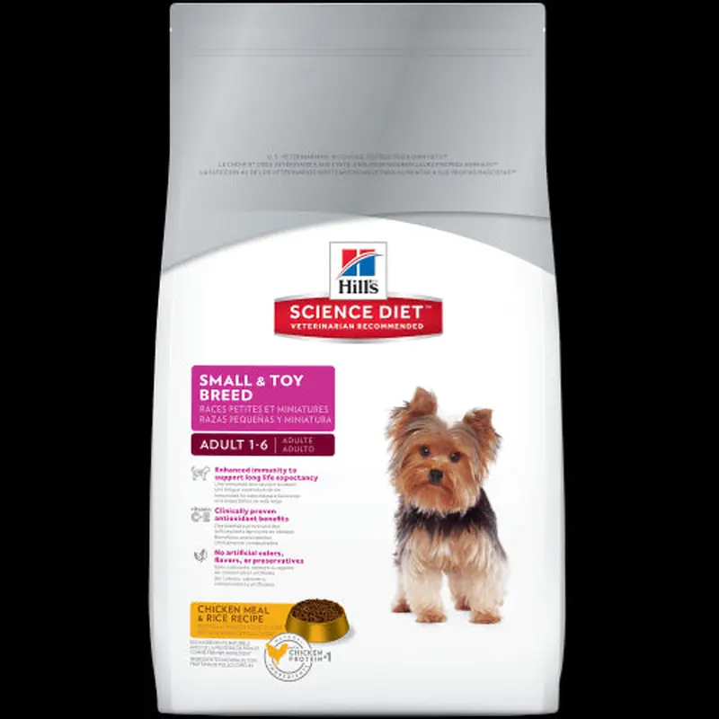 Science Diet Small & Toy Breed Adult Dry Dog Food 15.5lb