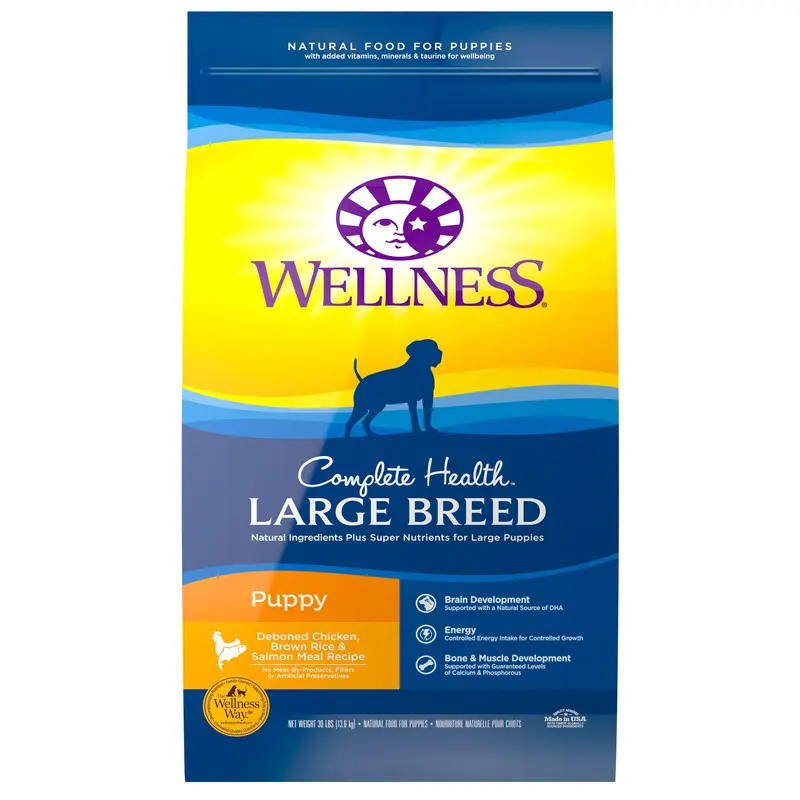 Wellness Puppy Large Breed Dry Dog Food 30lb
