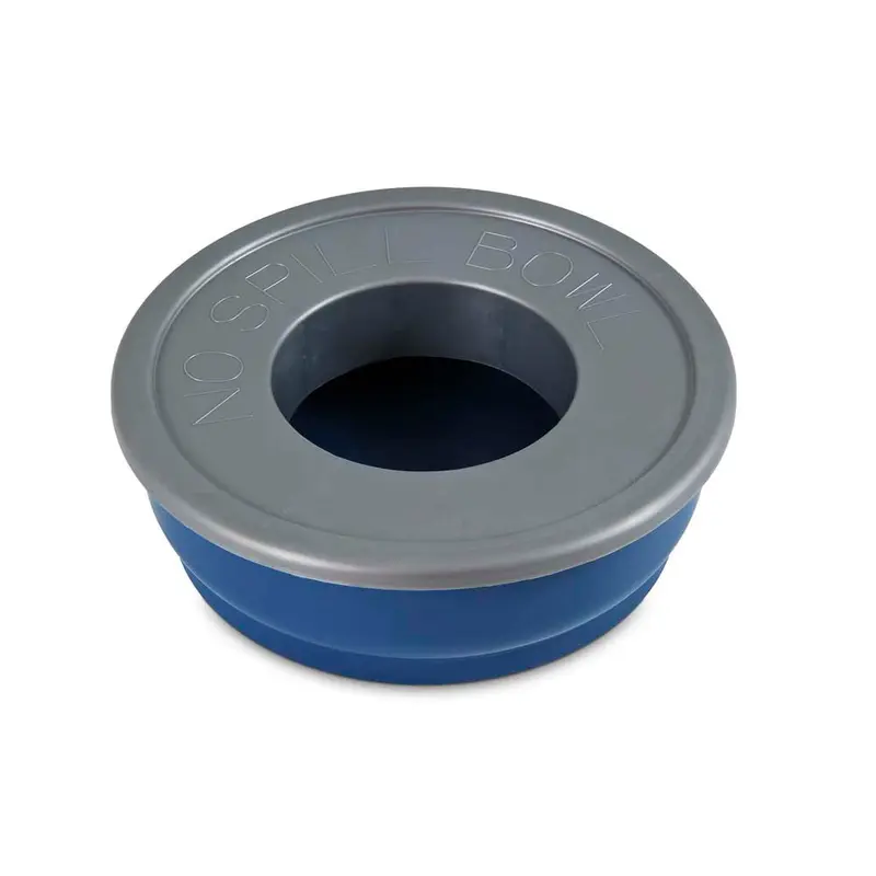 Petmate No Spill Dog Bowl Blue MD