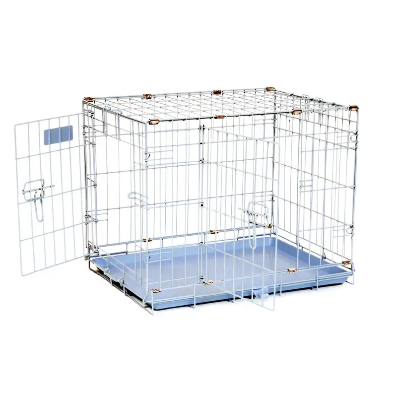 Precision ProValu Dog Crate 2000 2 Door Blue 24 in