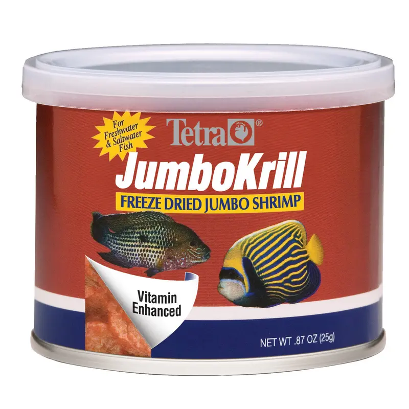 Tetra JumboKrill Freeze-Dried Jumbo Shrimp Fish Food 14 oz