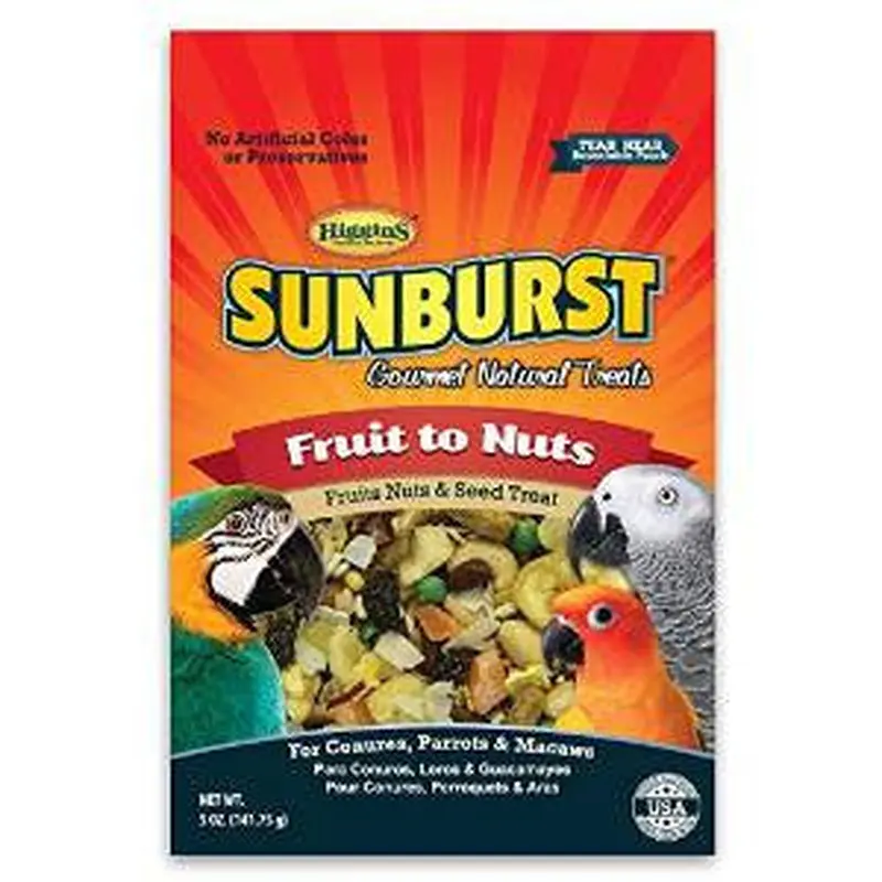 Higgins Sunburst Fruit To Nuts Treat 5z 