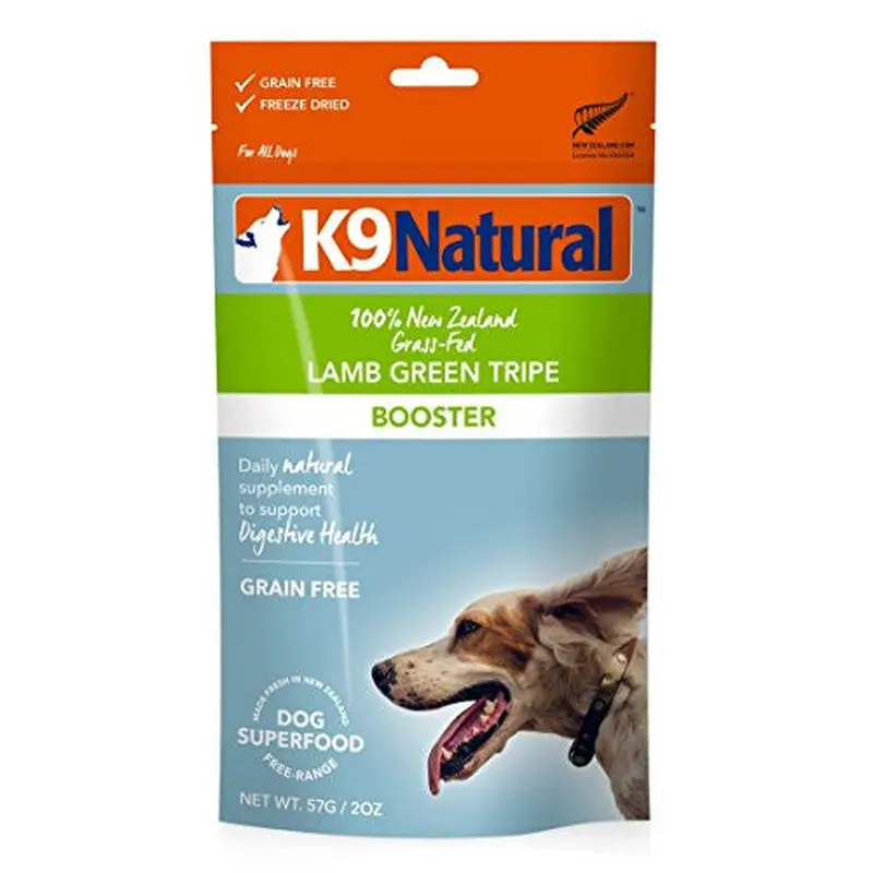 K9 Natural Dog Freeze Dried Lamb & Green Tripe Topper 2oz 