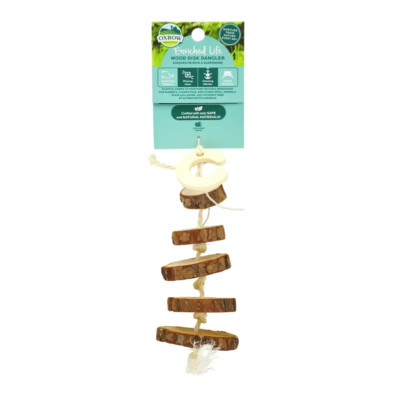 Oxbow Animal Health Enriched Life Wood Disk Dangler Small Animal Chew One Size