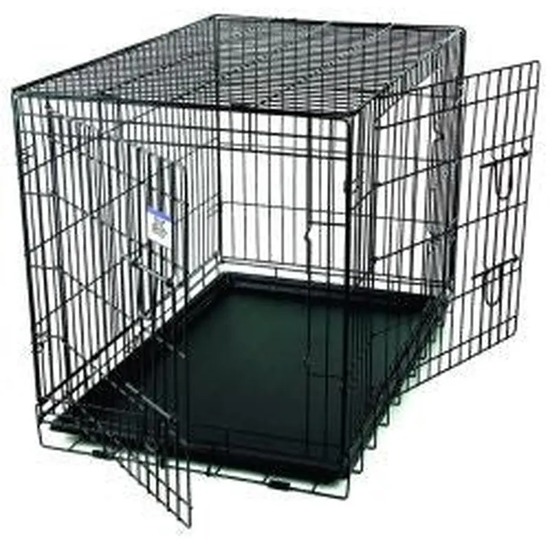 Pet Lodge Large Wire Double Door Crate