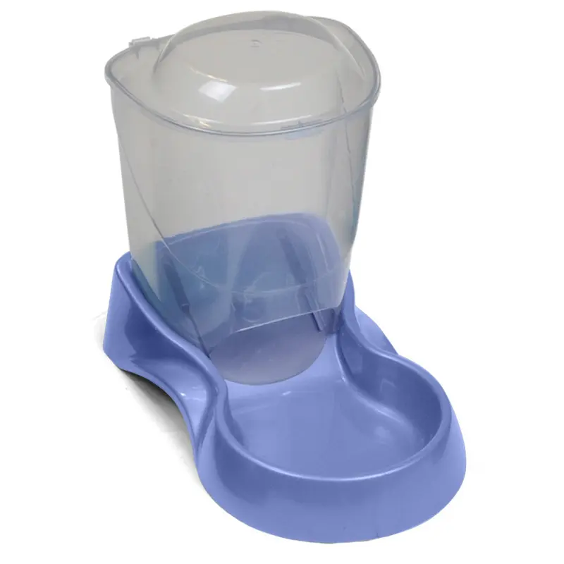 Van Ness Plastics Auto Pet Feeder Blue/Clear XXS 1.5lb