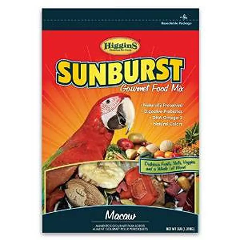 Higgins Sunburst Macaw 3lb 