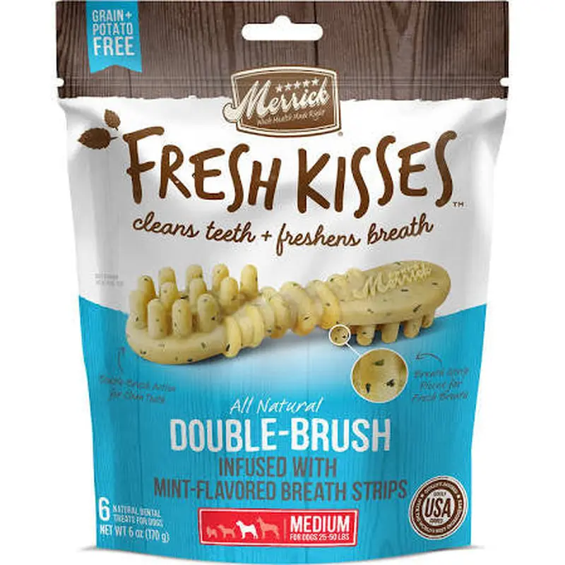 Merrick Fresh Kisses Medium Mint 6ct Bag 