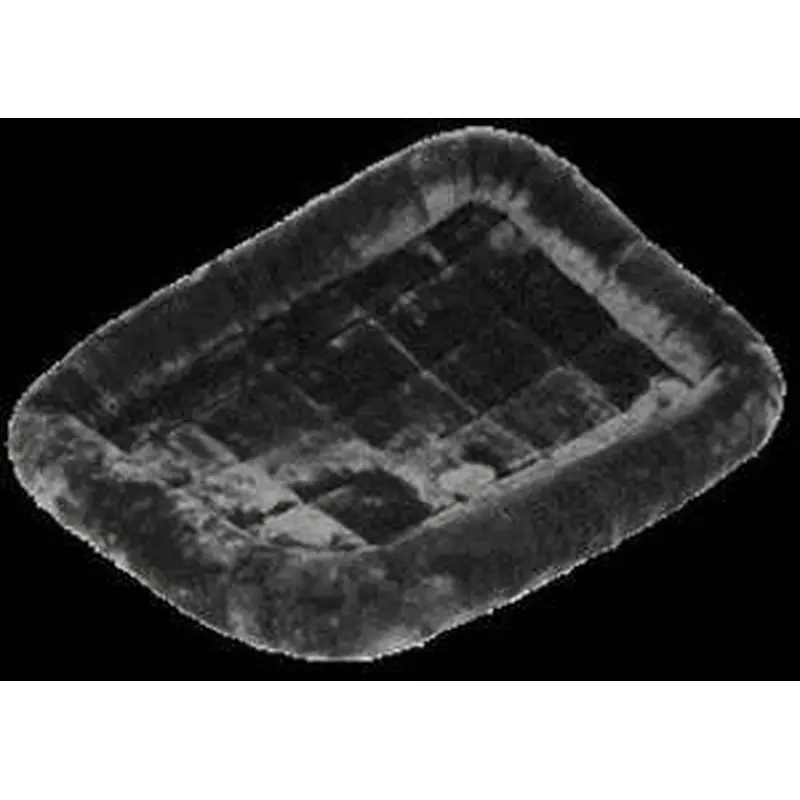 Midwest Quiet Time Fur Pet Bed Gray 18X12 