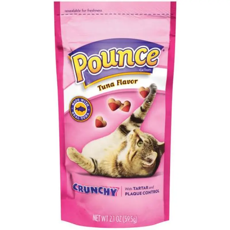 Pounce Tartar Control Crab Tuna Cat Treats 12/2.1 oz. 
