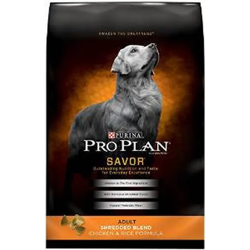 Pro Plan Shredded Blend Chicken/Rice 18lb 