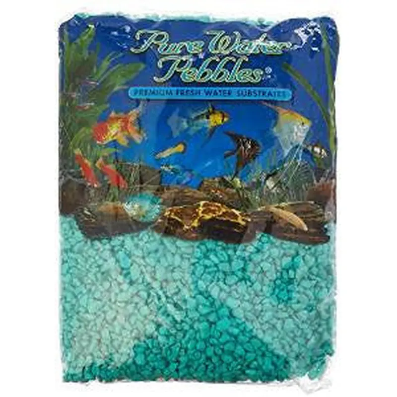 World Wide Imports Pure Water Pebbles Turq Pbbl 6/5lb 