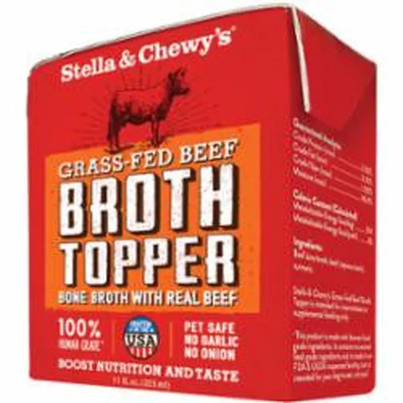 Stella & Chewy's Broth Topper Grass-Fed Beef 12/11 oz. 