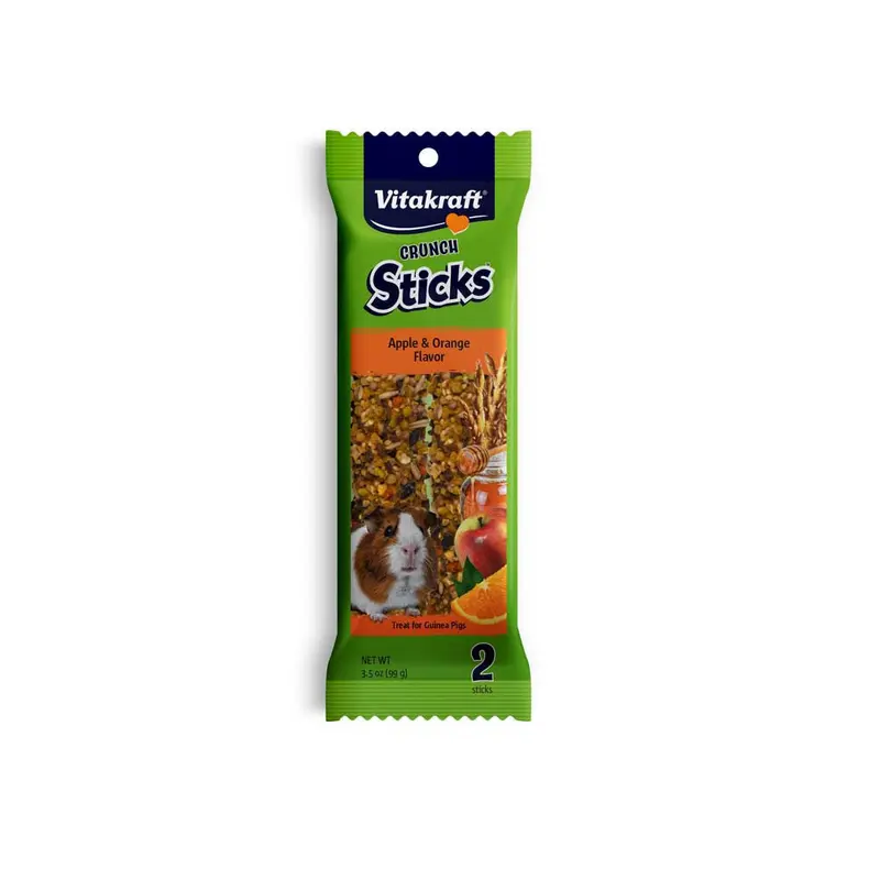 Vitakraft Crunch Sticks Guinea Pig Treats Apple & Orange 3.5 oz 2 ct