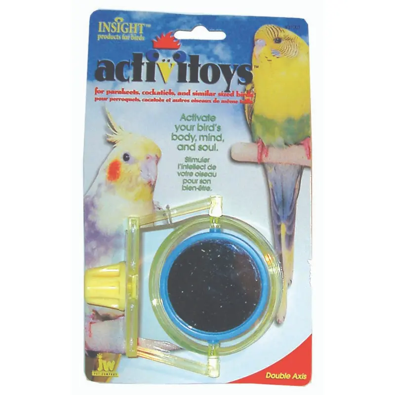 JW Pet ActiviToy Double Axis Bird Toy Multi-Color One Size