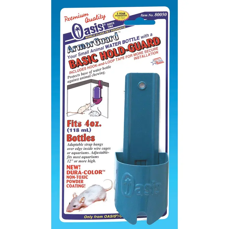 Oasis Basic Hold-Guard for Small Animal Water Bottles Assorted 4 Ounces