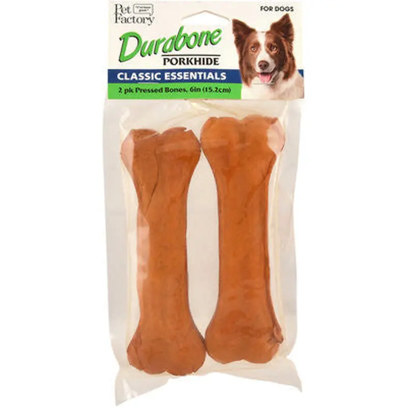 Pet Factory Prk Hide Bne 6" 2pck 949070