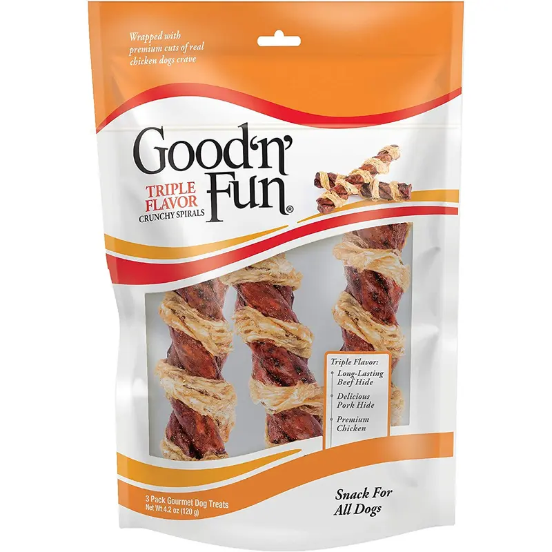 Salix Good N Fun Chicken Wrap Beef Spiral 3 ct