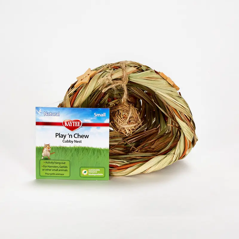 Kaytee Natural Play-N-Chew Chubby Nest Small