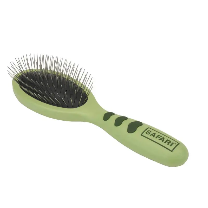 Safari Wire Pin Brush Green SM