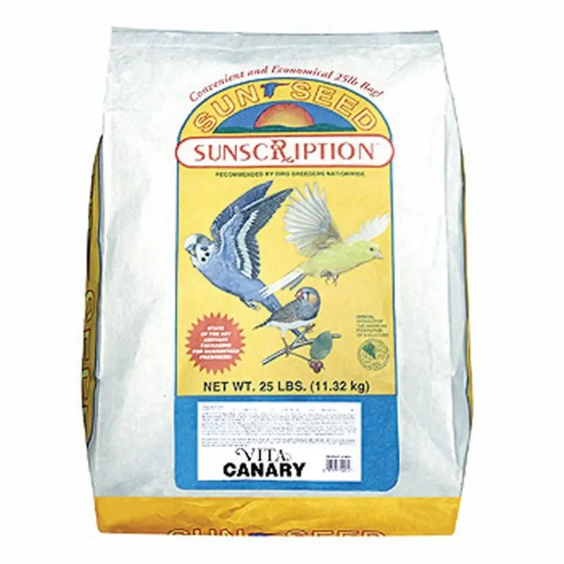 Sun Seed Vita Sunscription Canary Diet Bird Food 25 lb