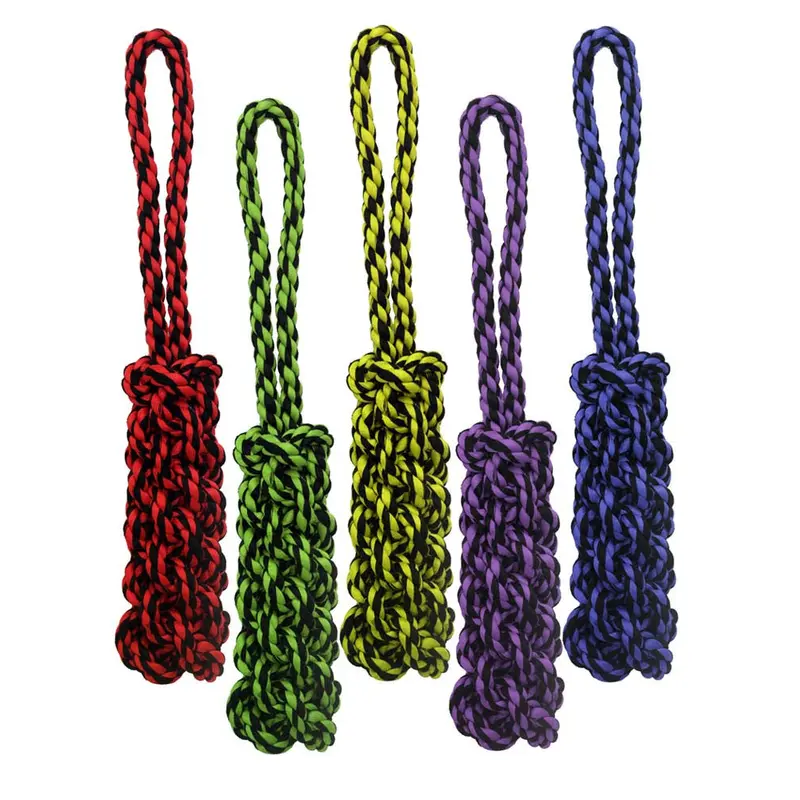 Multipet Nuts for Knots Rope Tug with Braid Assorted 16 in