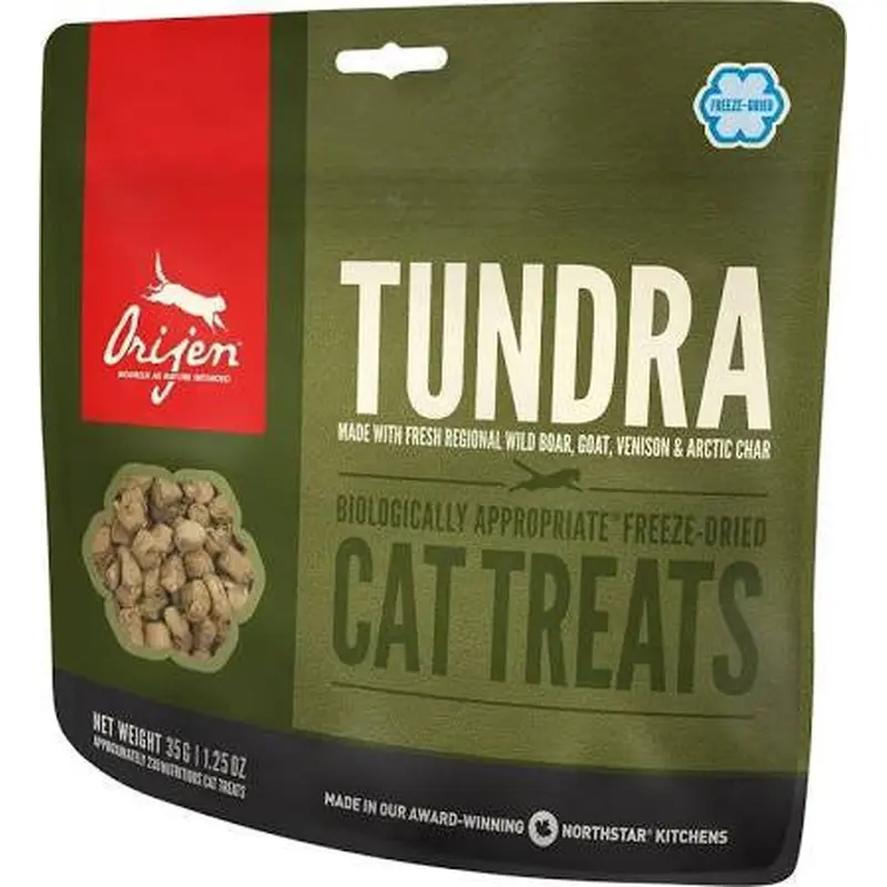Orijen Grain Free Freeze Dried Tundra Cat Treats-1.25-oz-