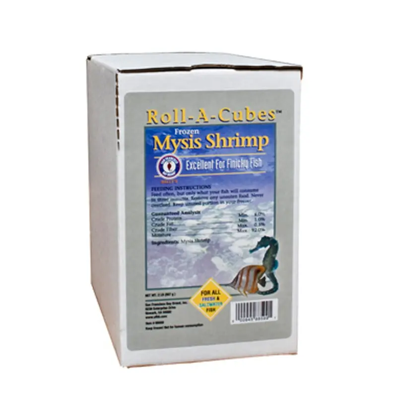 San Francisco Mysis Shrimp Frozen Fish Food 2 lb SD-5