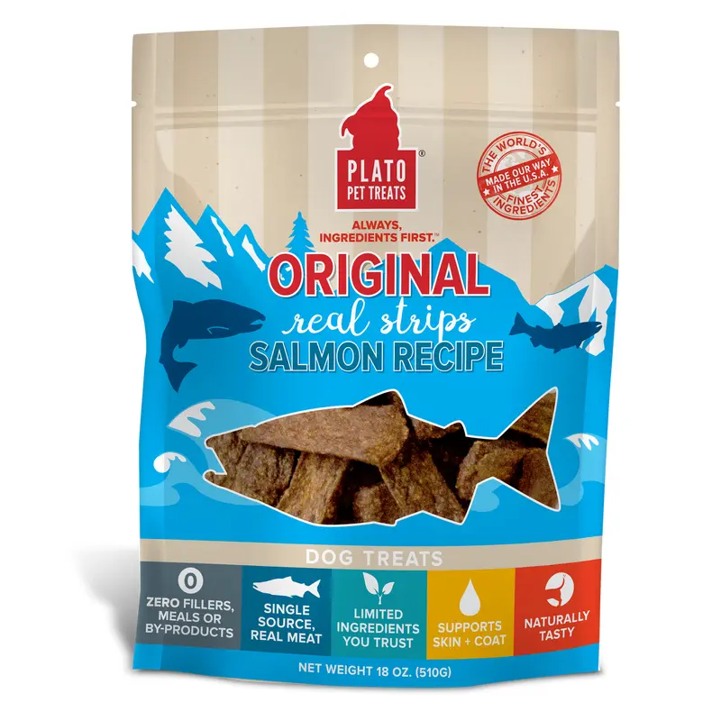 Plato Original Real Strips Salmon Recipe 18oz 