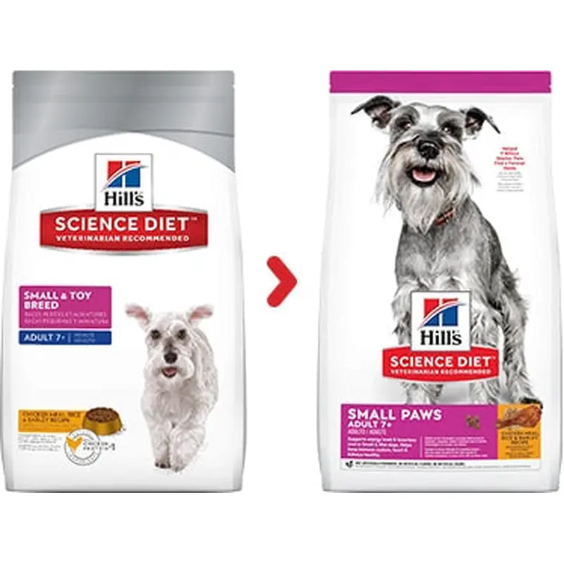 Science Diet Adult 7+ Small & Toy Breed Dry Dog Food 15.5lb