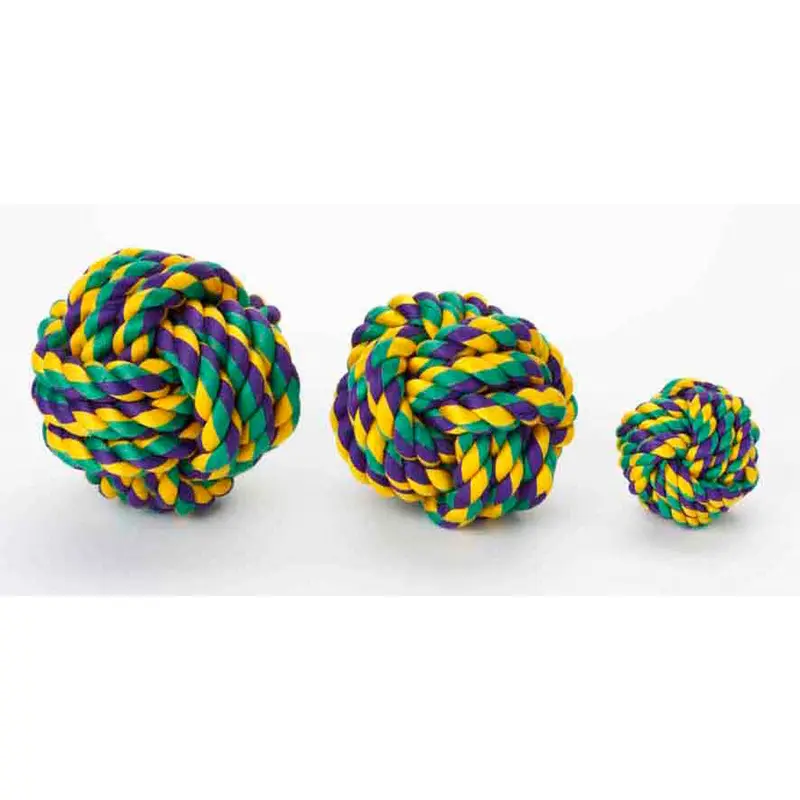Multipet Nuts For Knots Dog toy Assorted 4 in
