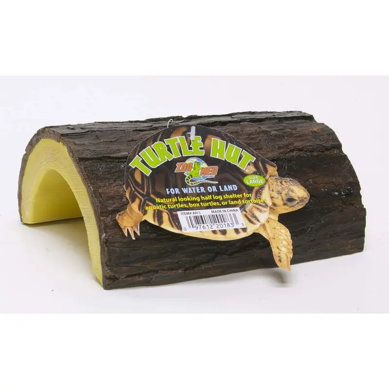 Zoo Med Turtle Hut Brown/Yellow LG