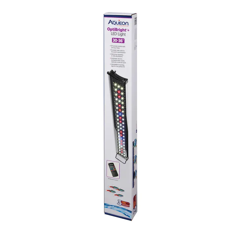 Aqueon LED OptiBright Plus + Light Fixtures 30-36 Inches
