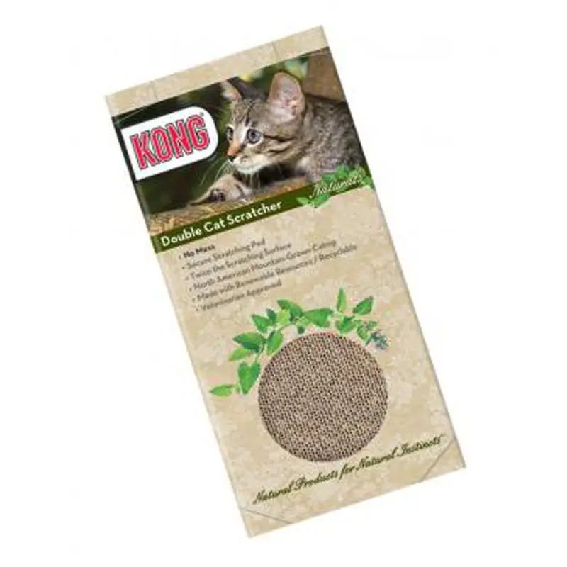 KONG Double Cat Scratcher Brown One Size
