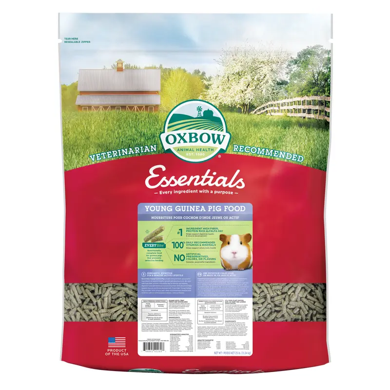 Oxbow Animal Health Essentials Young Guinea Pig Food 25lb