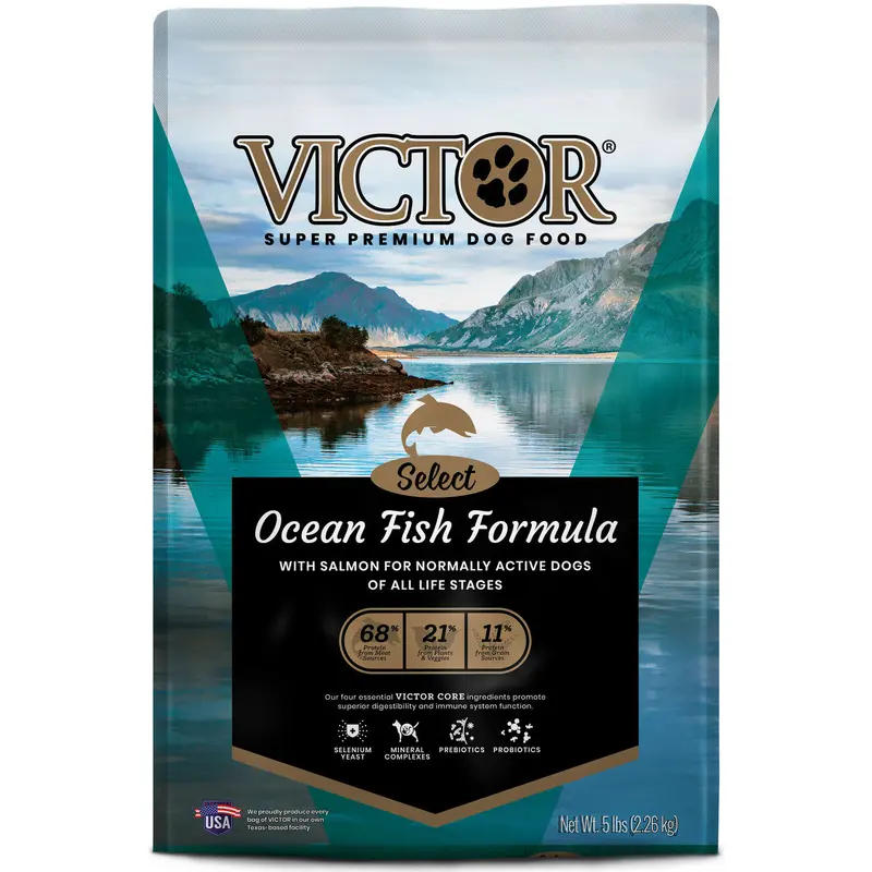 Victor Super Premium Dog Food Select Dry Dog Food Ocean Fish 5lb