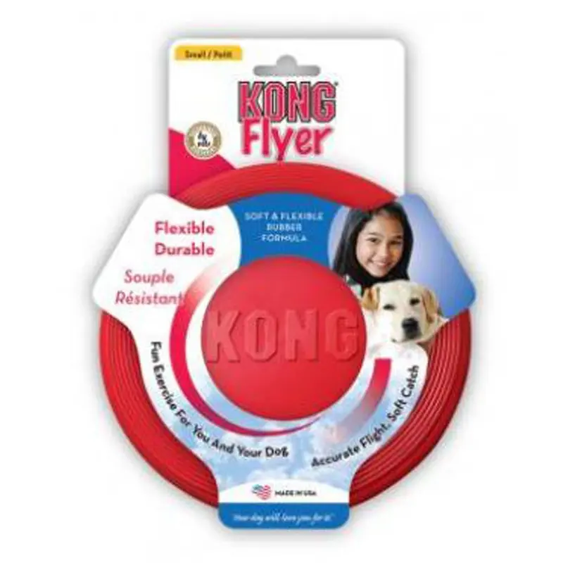 KONG Flyer Dog Toy Red SM
