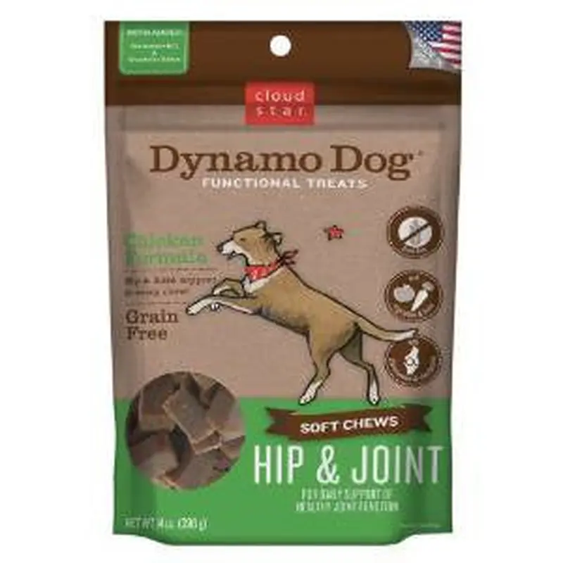 Cloud Star Dynamo Dog Functional Treats: Hip & Joint - Chicken 14 oz. 