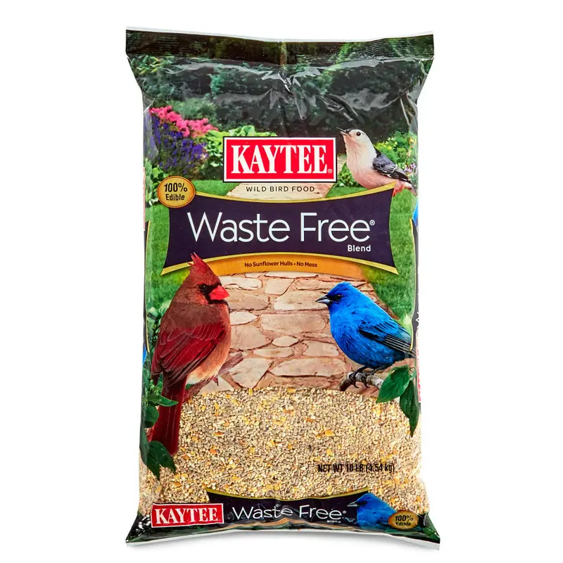 Kaytee Waste Free Blend, Wild Bird Food, 10 Pounds