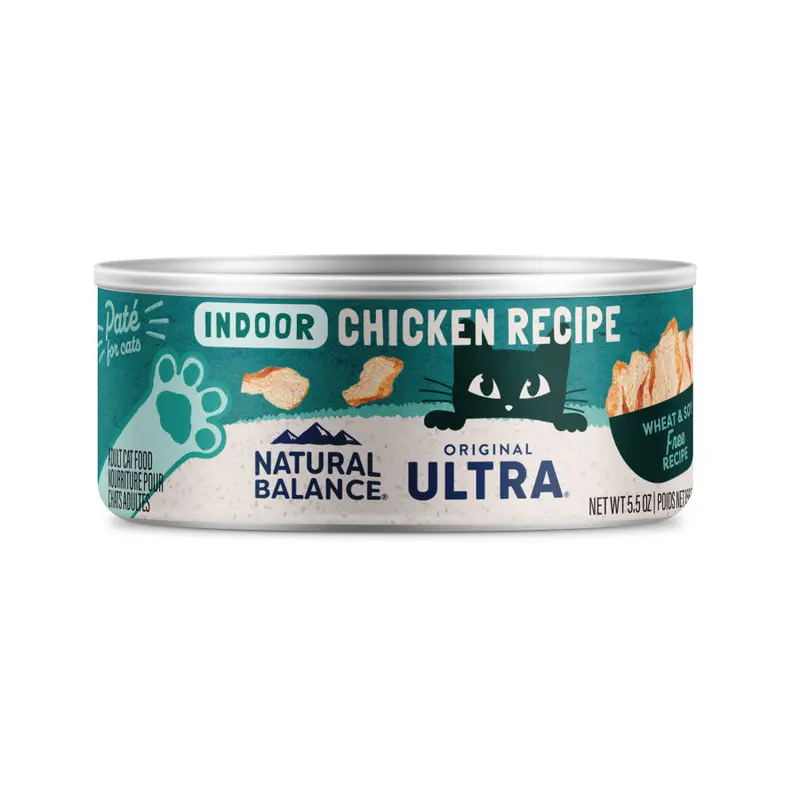 Natural Balance Pet Foods Original Ultra Indoor Canned Cat Food Chicken - 24pk/5.5 oz