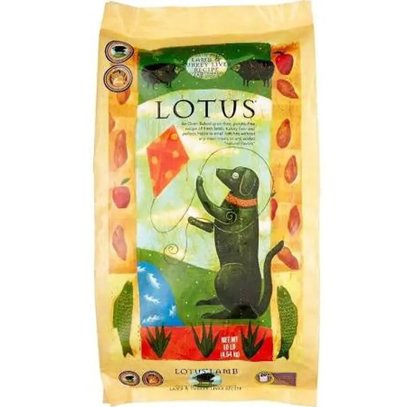 Lotus Grain Free Lamb And Turkey Liver Dry Dog Food-10-lb-
